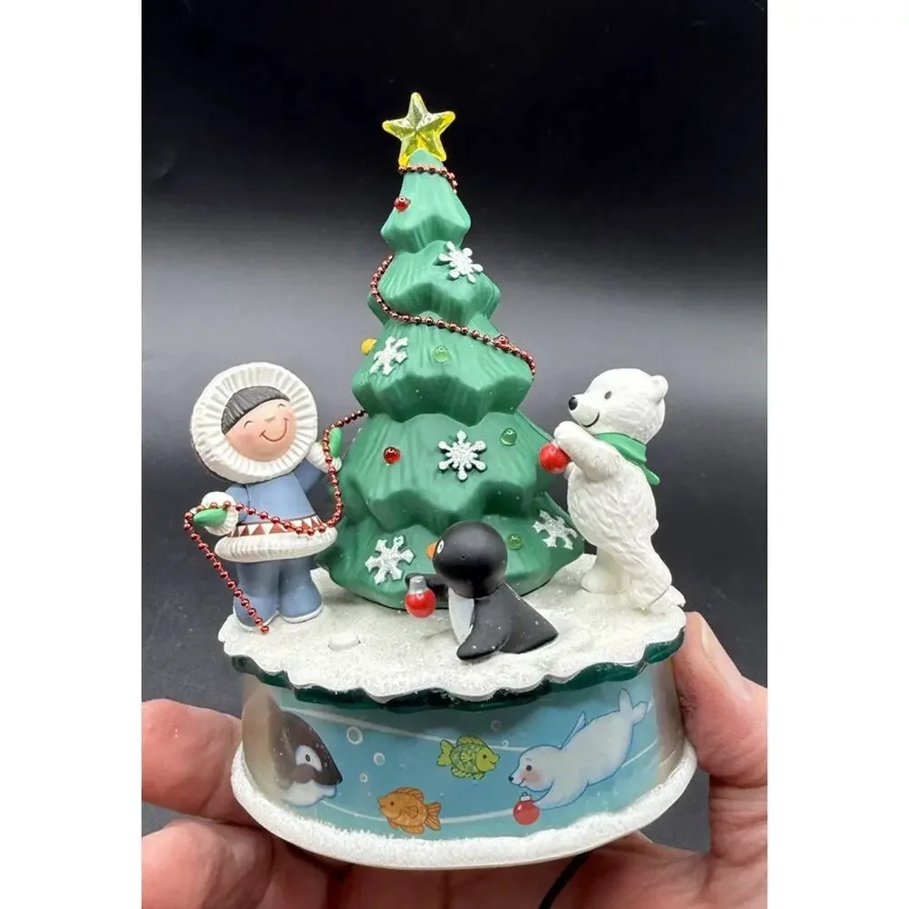 Hallmark Frosty Friends Trimming The Tree Magic Cord Ornament No Box EUC -Lo24